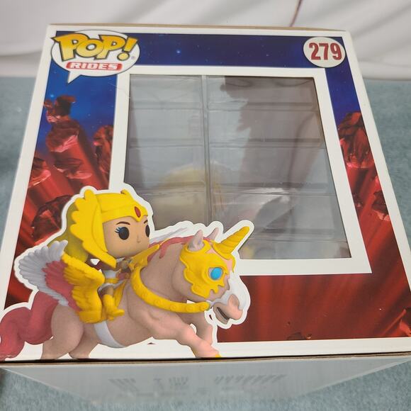 Funko Pop! Rides Masters of the Universe #279 SHE-RA on SWIFT WIND (2021) NEW - Picture 9 of 9